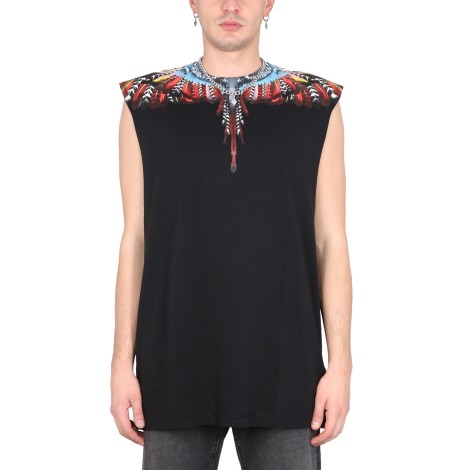 marcelo burlon county of milan top grizzly wings