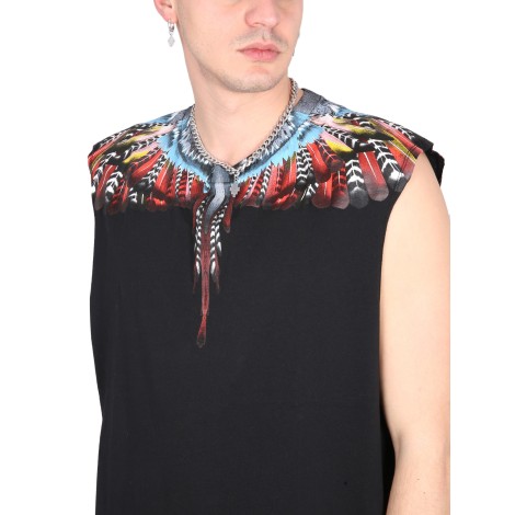 marcelo burlon county of milan top grizzly wings