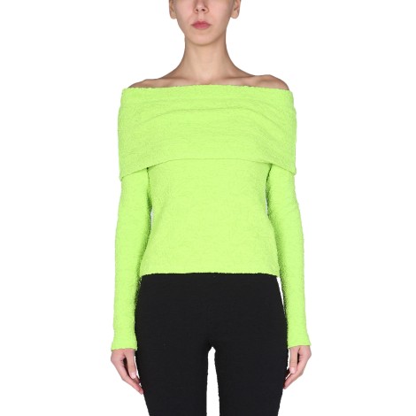 msgm boat neck top