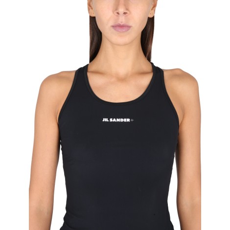 jil sander techno jersey top