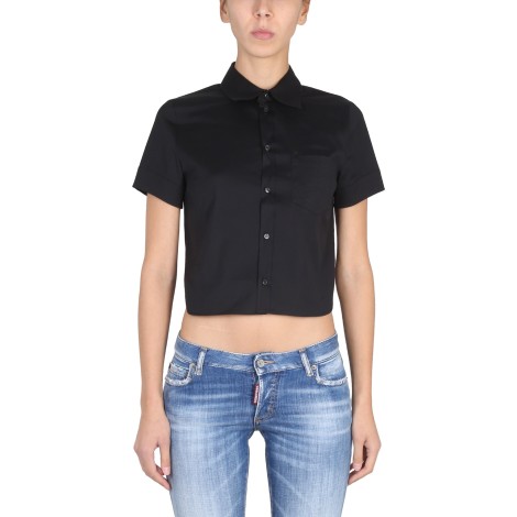 dsquared cropped shirt