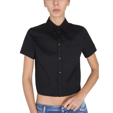 dsquared cropped shirt