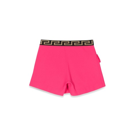 versace greek shorts