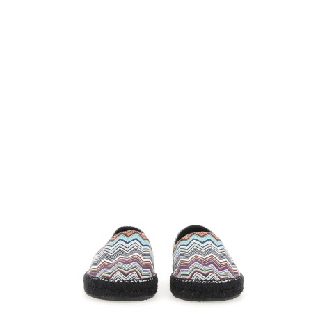 missoni printed canvas espadrilles