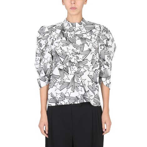 msgm cotton poplin shirt