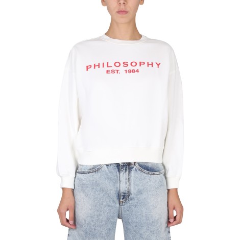 philosophy di lorenzo serafini sweatshirt with logo