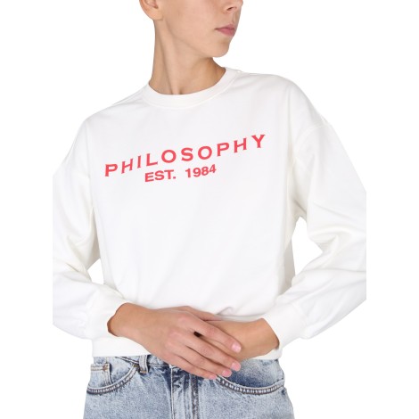 philosophy di lorenzo serafini sweatshirt with logo