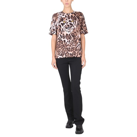 boutique moschino animal print t-shirt