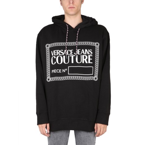 versace jeans couture logo hoodie