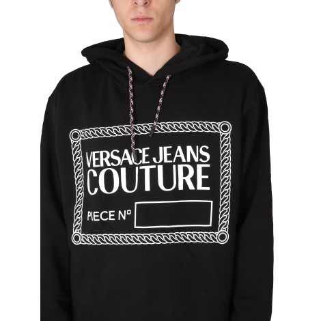 versace jeans couture logo hoodie