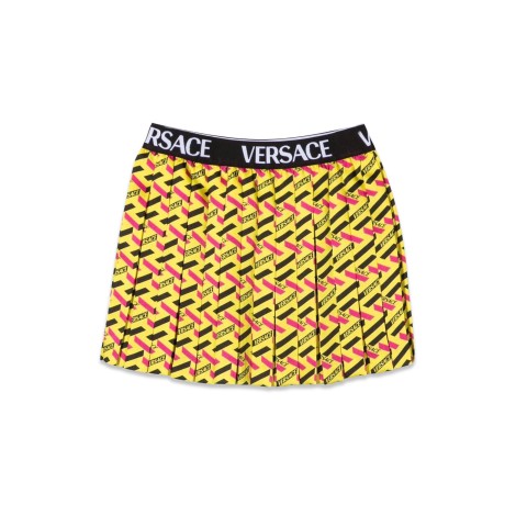 versace skirt twill monogram + elastico logo