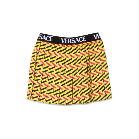 versace skirt twill monogram + elastico logo