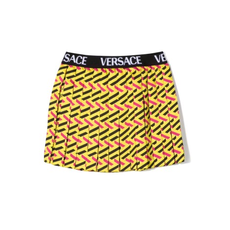 versace skirt twill monogram + elastico logo