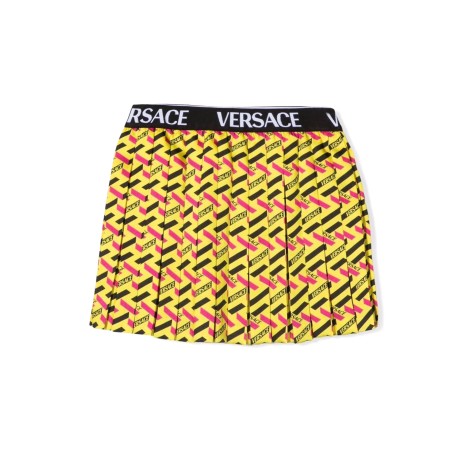 versace skirt twill monogram + elastico logo