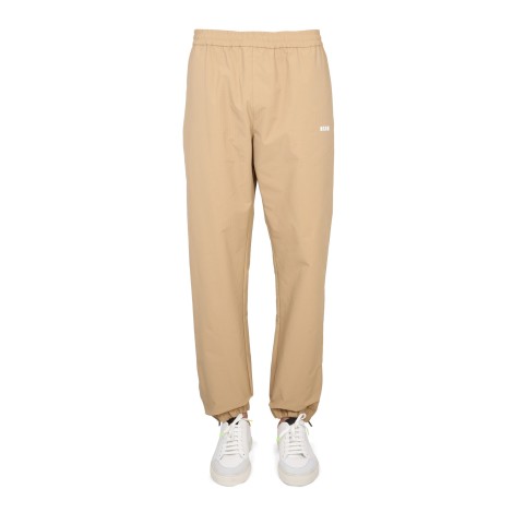 msgm pants with logo