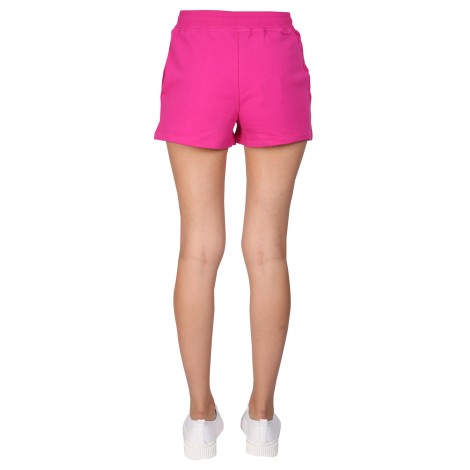 moschino shorts with logo