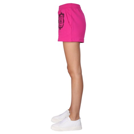 moschino shorts with logo