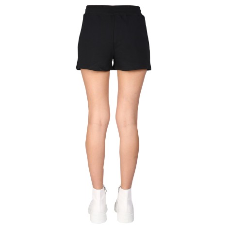 moschino shorts with logo