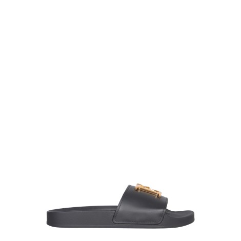 dsquared leather slide sandals