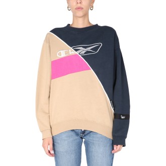 1/off crew neck sweatshirt