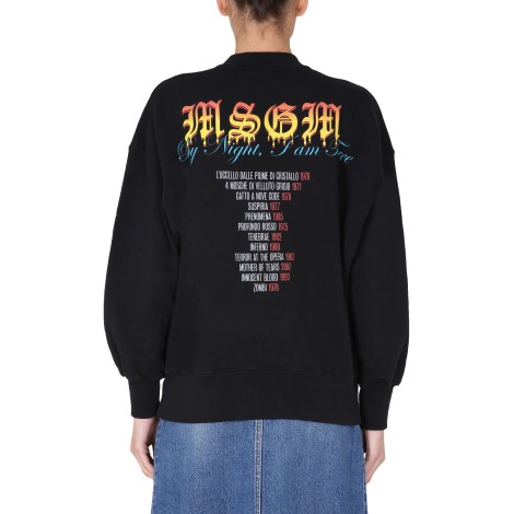 msgm paricollo sweatshirt