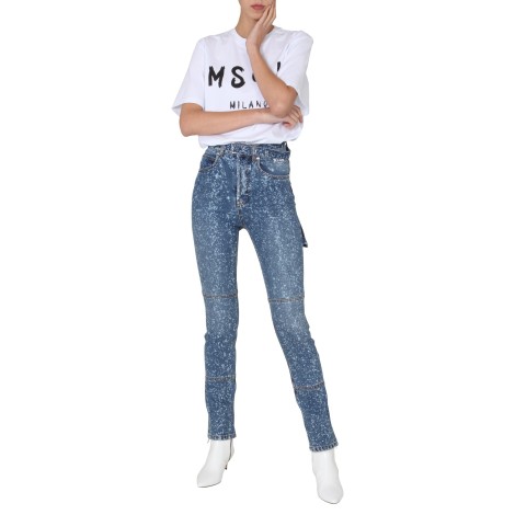 msgm skinny fit jeans