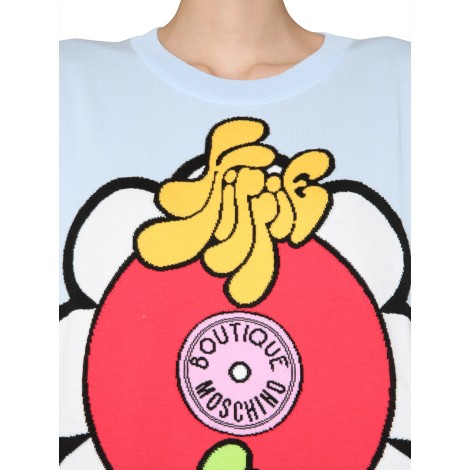 boutique moschino round neck t-shirt