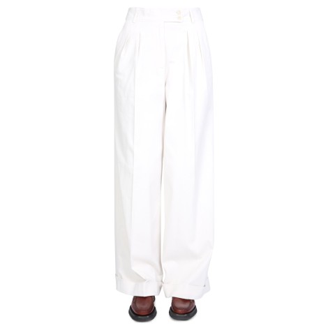 aspesi wide leg pants