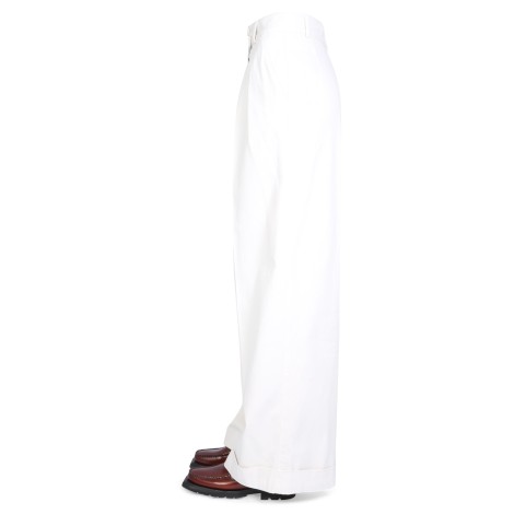 aspesi wide leg pants