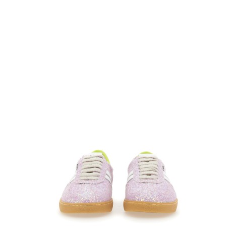 msgm retro sneaker with glitter