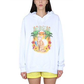 msgm sweatshirt with logo