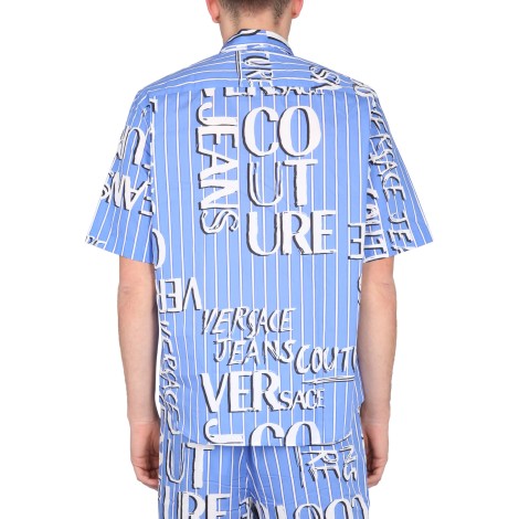 versace jeans couture shirt with logo