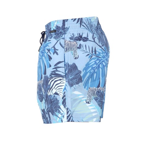 etro boxer swimsuit with maxi floral print