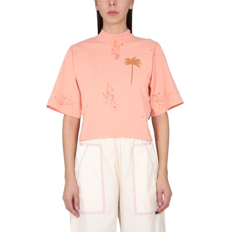 palm angels cropped t-shirt pxp