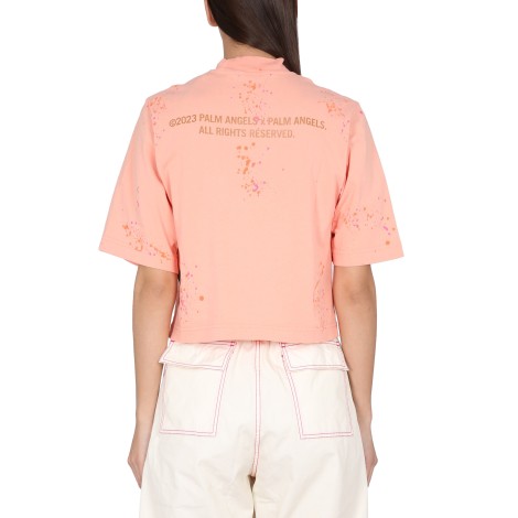 palm angels cropped t-shirt pxp