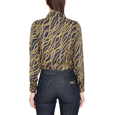 michael by michael kors silk blend shirt