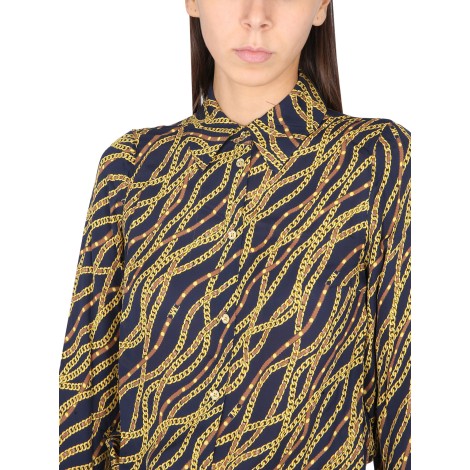 michael by michael kors silk blend shirt