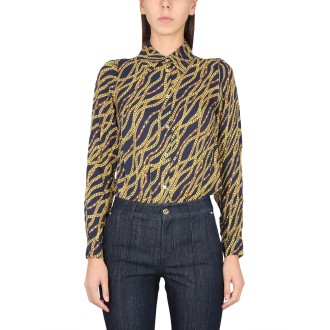 michael by michael kors silk blend shirt