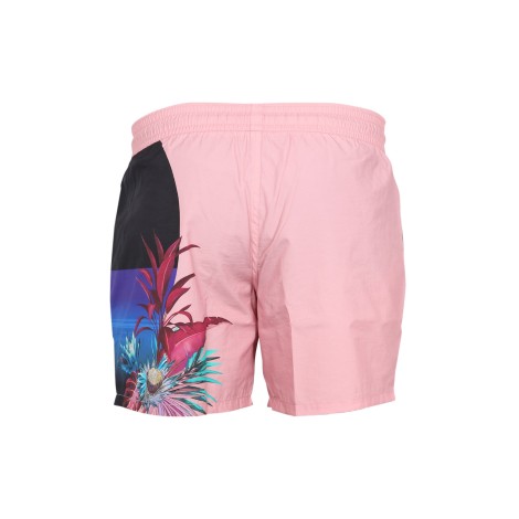 etro boxer swimsuit with print