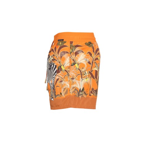 etro boxer swimsuit with print