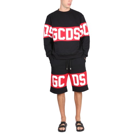 gcds bermuda shorts with logo band