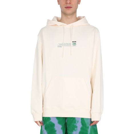 msgm fantastic green sweatshirt