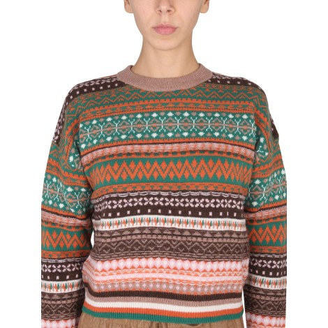 ballantyne multicolor crewneck sweater