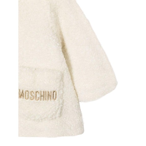 moschino coat buttons and hood