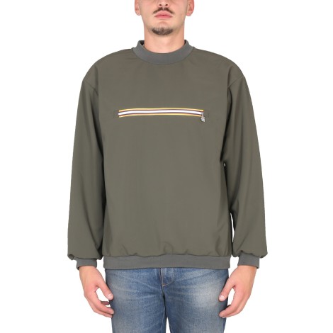 k-way sweatshirt with front pocket