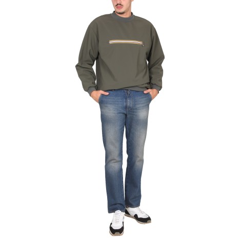 k-way sweatshirt with front pocket