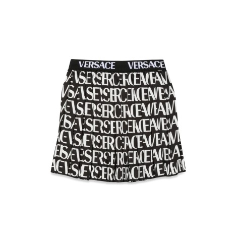 versace pleated skirt