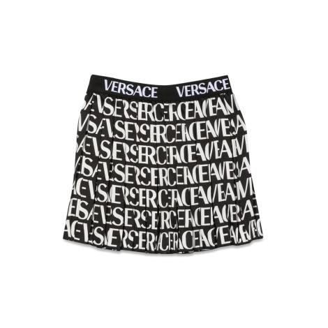 versace pleated skirt