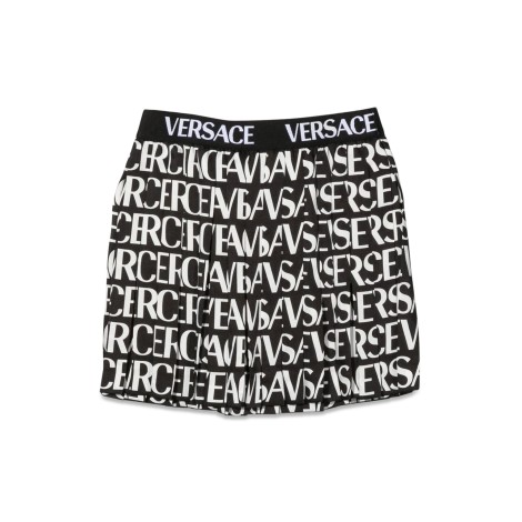 versace pleated skirt