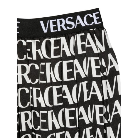 versace pleated skirt